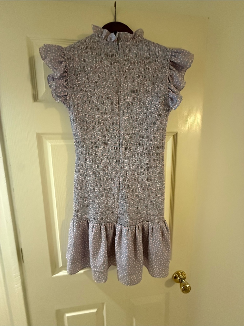 French Connection Smocked Ruffle Mini Dress - Picture 4 of 7